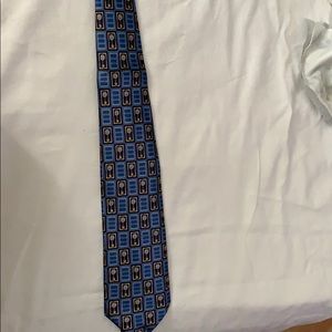 Lanvin Paris 100% silk tie